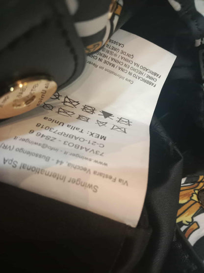 Versace Jeans Couture Crunchy Bucket Bag Baroque Print