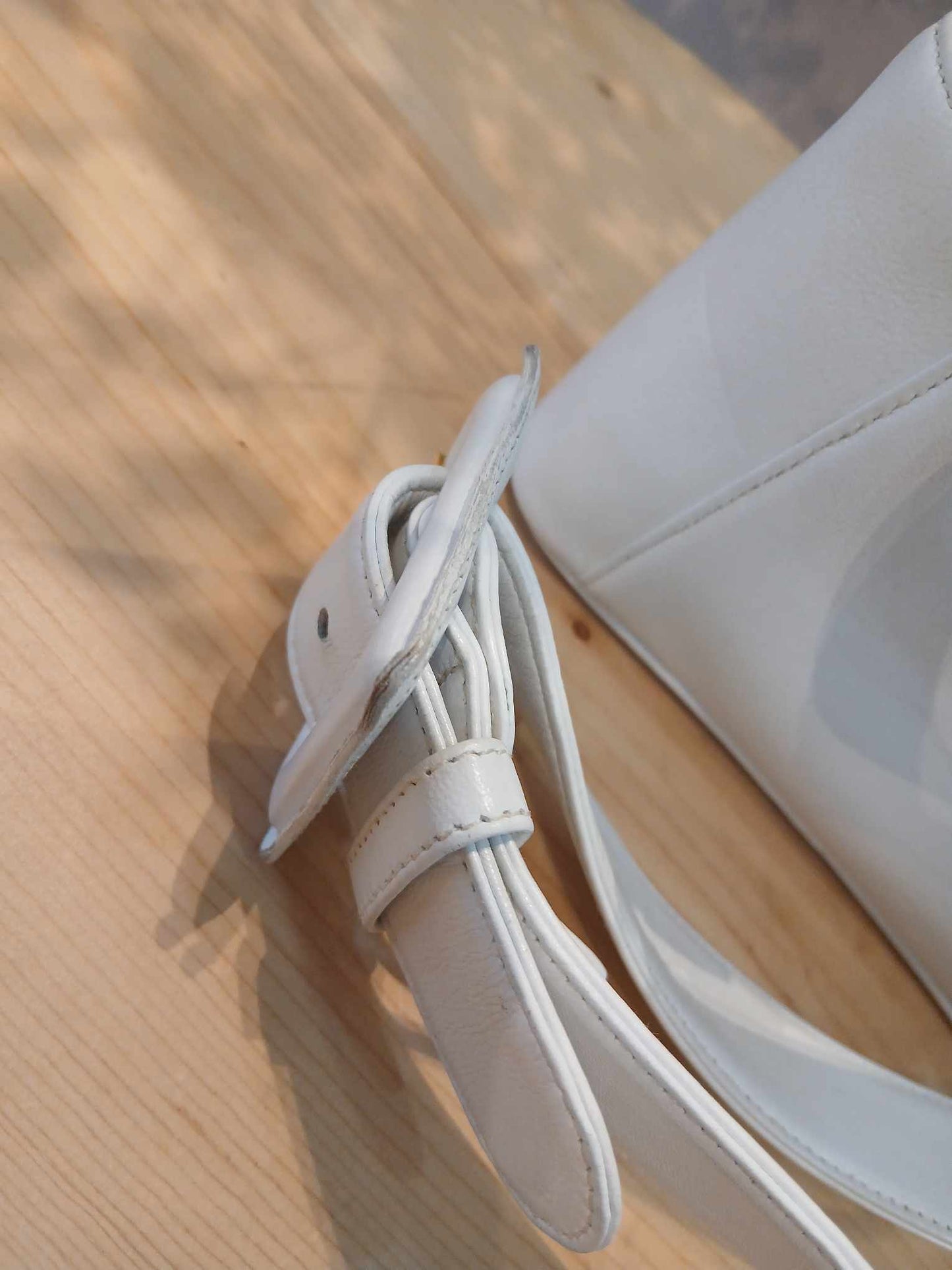 Chanel Belt Bag White Lambskin Series 2