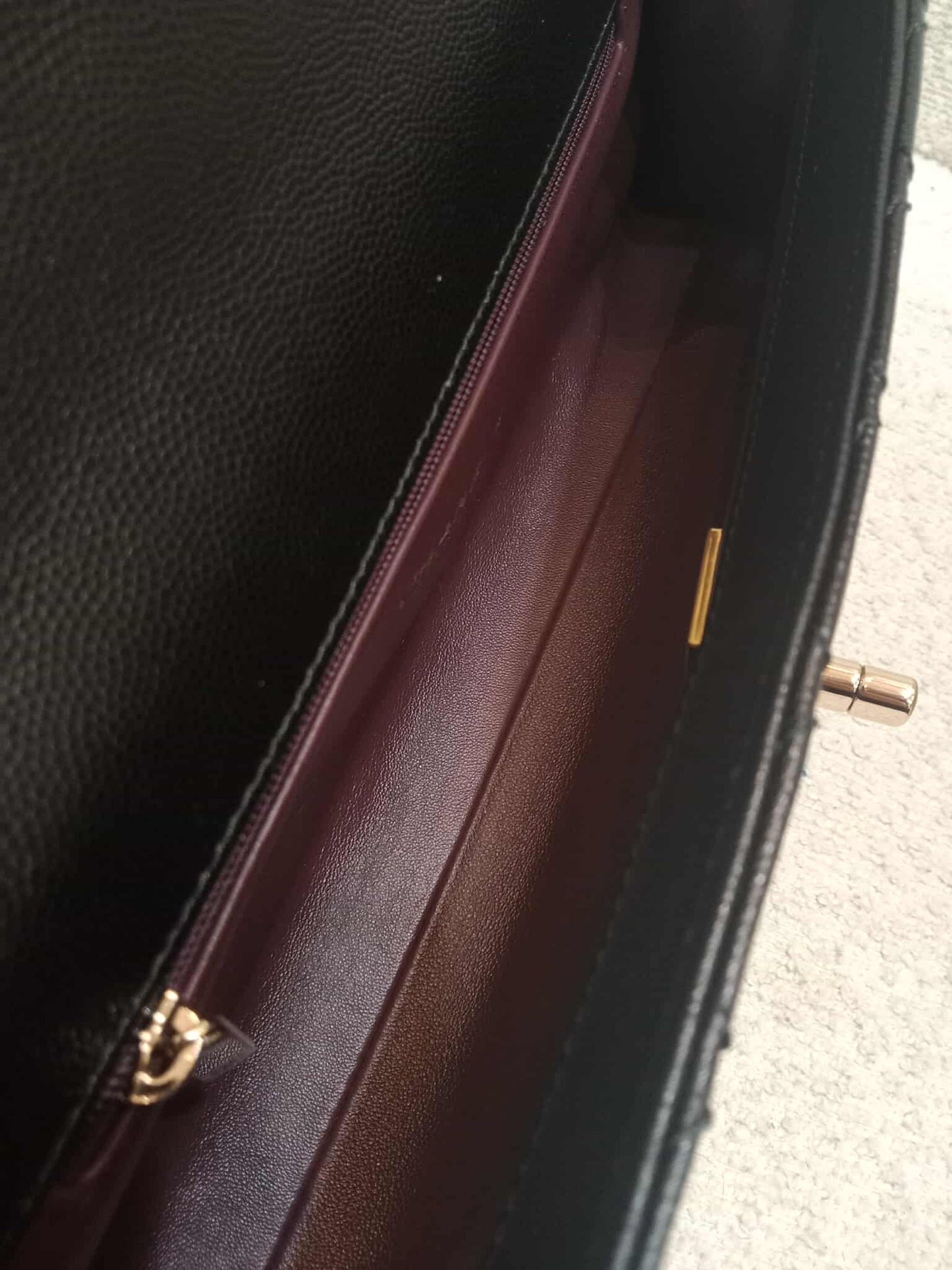 Chanel Cocohandle Eastwest Top Handle Caviar Bag Black