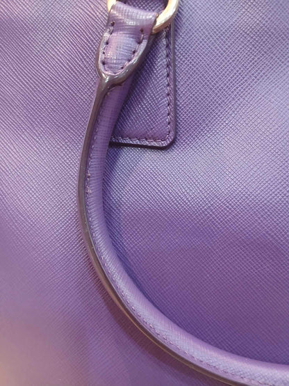 Prada Galleria Saffiano Purple Bag