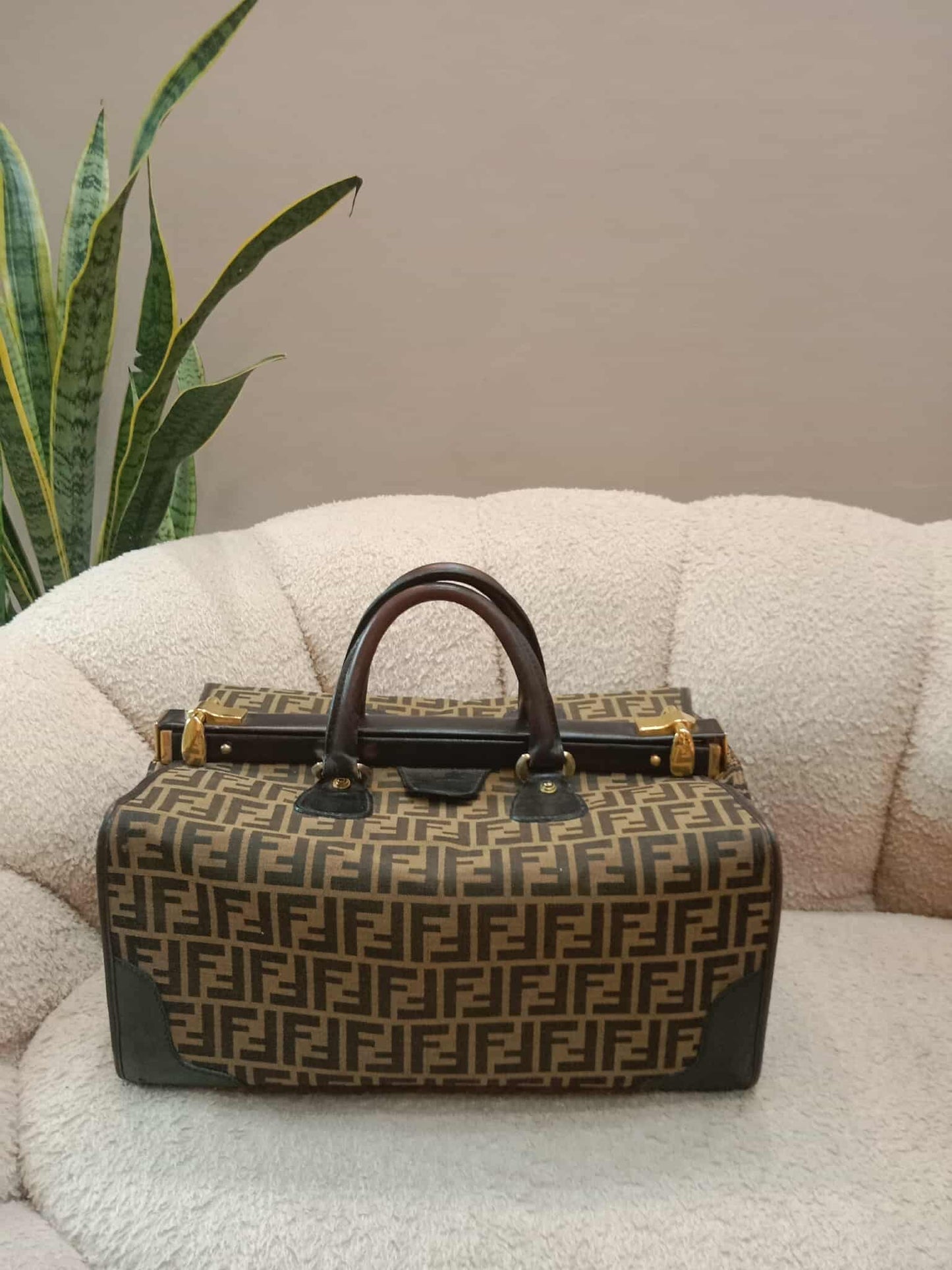 Fendi Boston Bag Brown