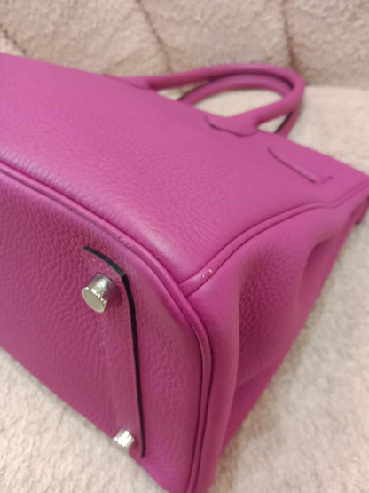 Hermes Birkin 30 Pink Fanta Togo Stamp A 2017