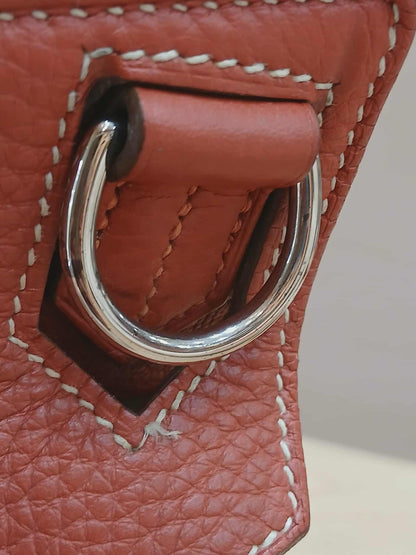 Hermes Jypserie 28 Clemence Rouge Venetian Stamp  P 2012