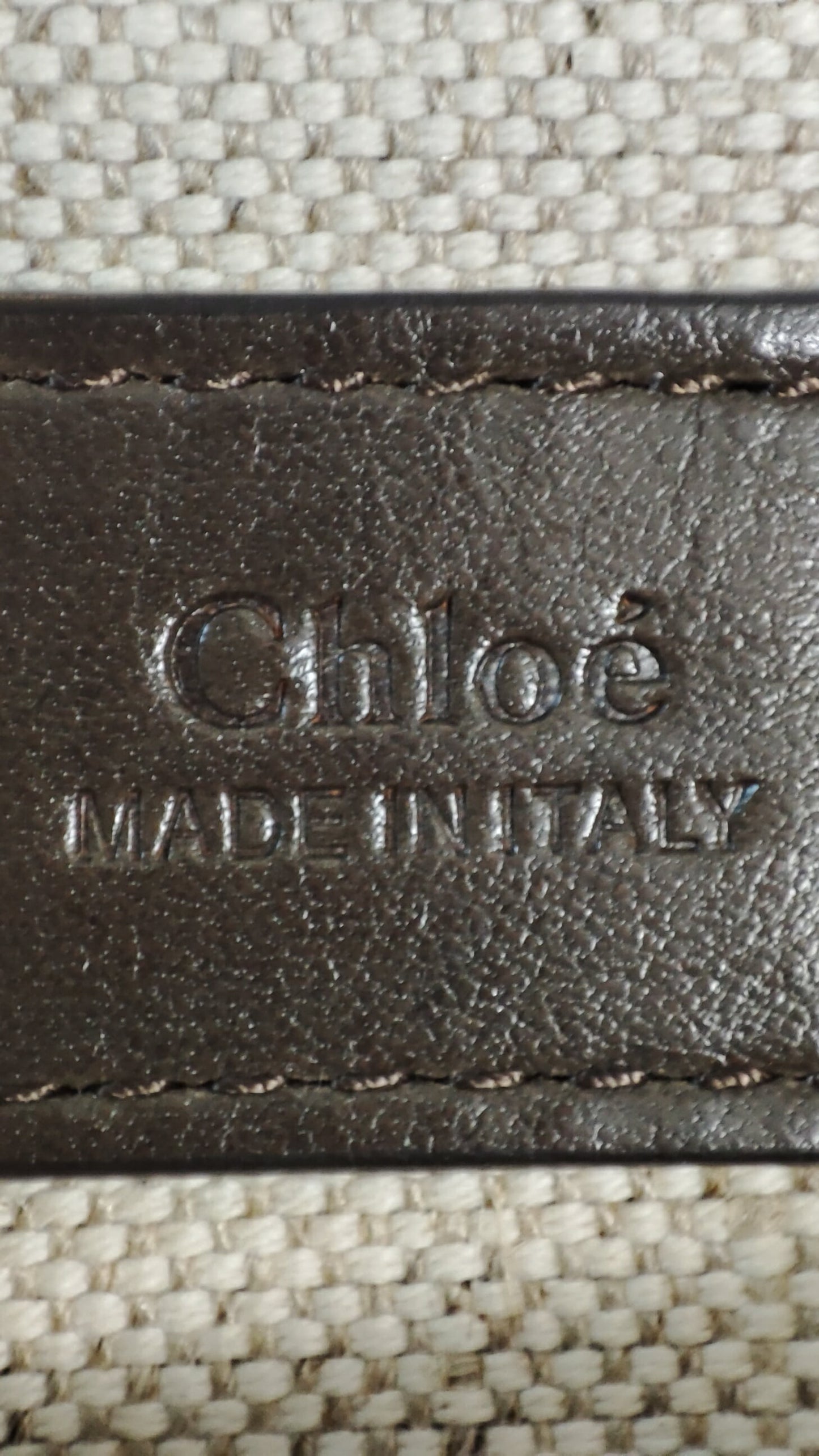 Chloe Small Double Carry Flannel Gray Bag