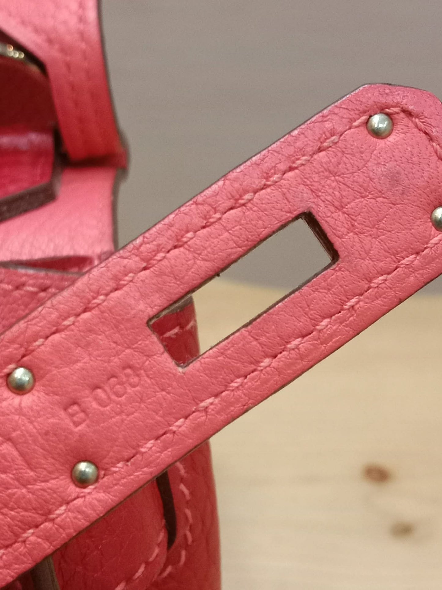 Hermes Jypserie 28 Rouge Casaque Clemence Stamp B 2023