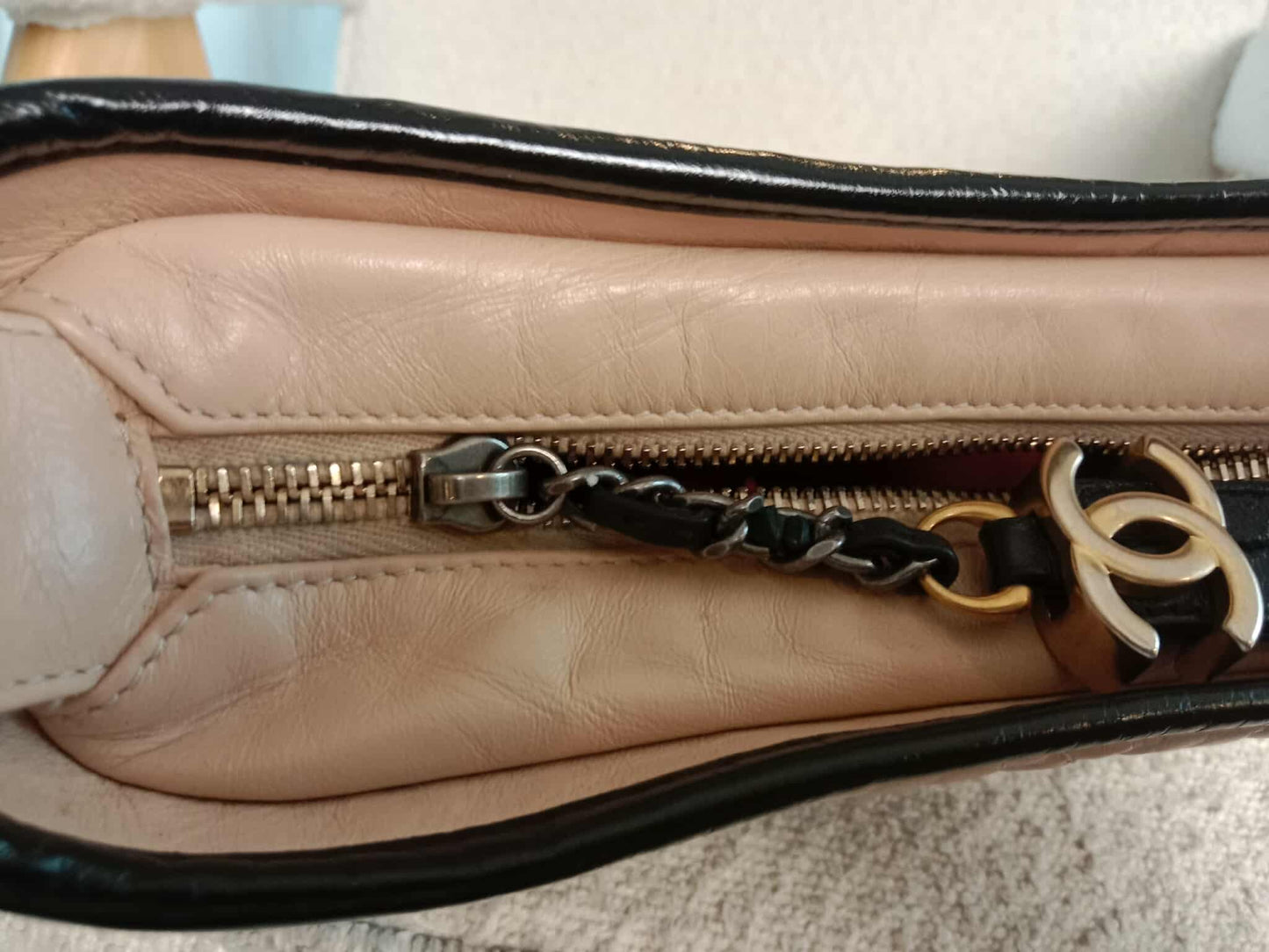 Chanel Gabrielle Bicolor Peach/Black Series 27