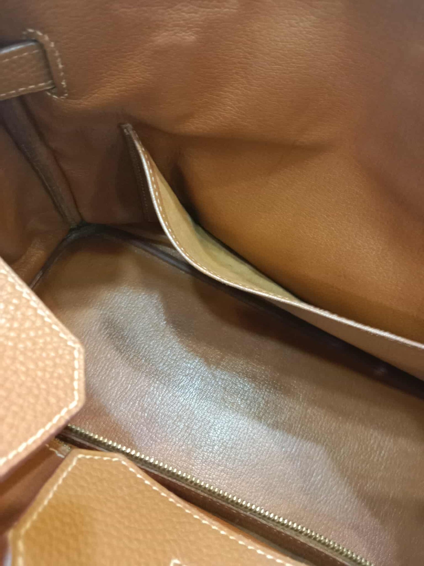 Hermes Birkin 30 Gold on Gold Clemence Stamp E Square 2001