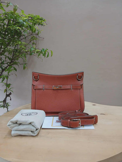 Hermes Jypserie 28 Clemence Rouge Venetian Stamp  P 2012