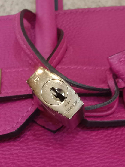 Hermes Birkin 30 Pink Fanta Togo Stamp A 2017