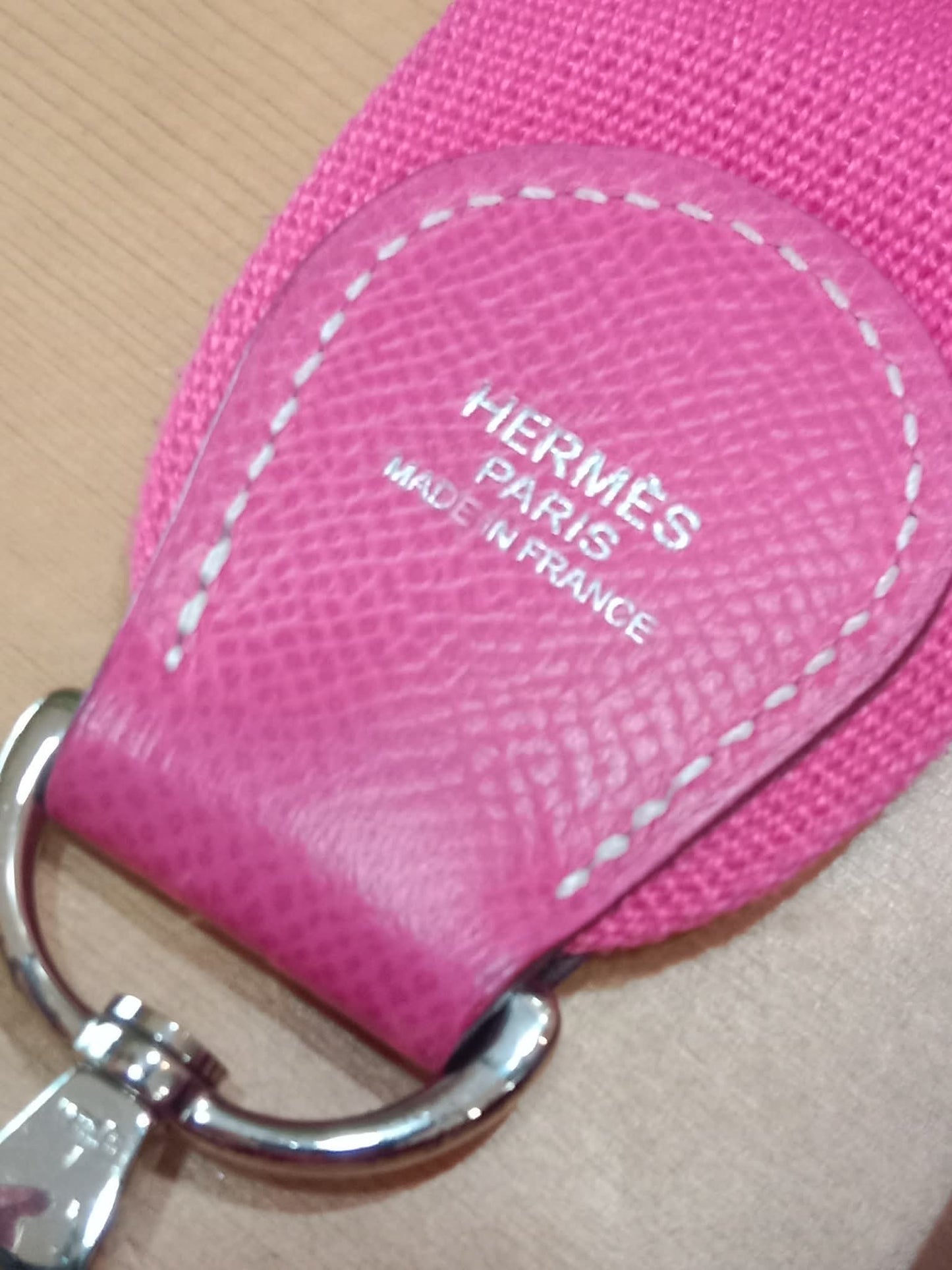 Hermes Evelyne Pink Epsom PM Stamp O Square 2011