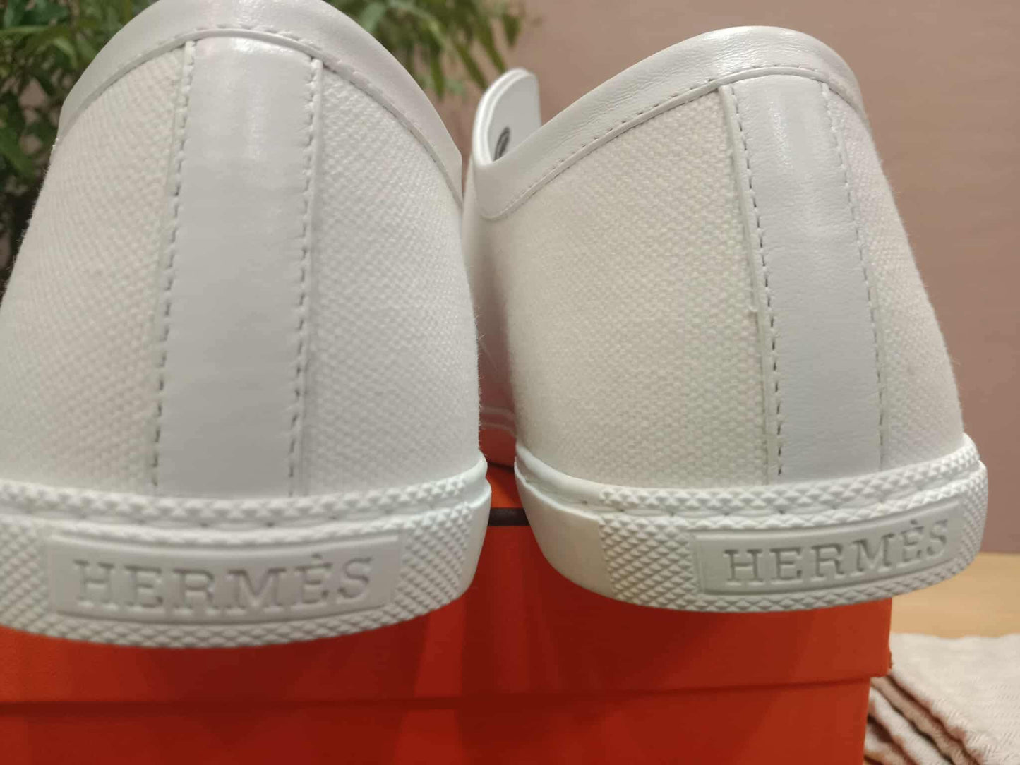 Hermes Innocent Sneakers Blanc Size 37.5