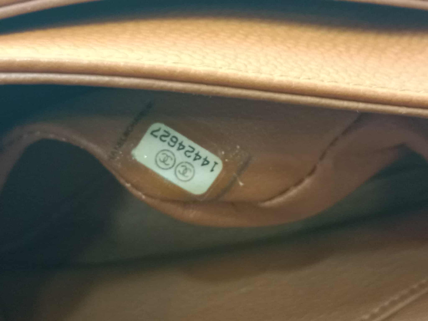 Chanel Classic Double Flap Medium Caramel Caviar Series 14