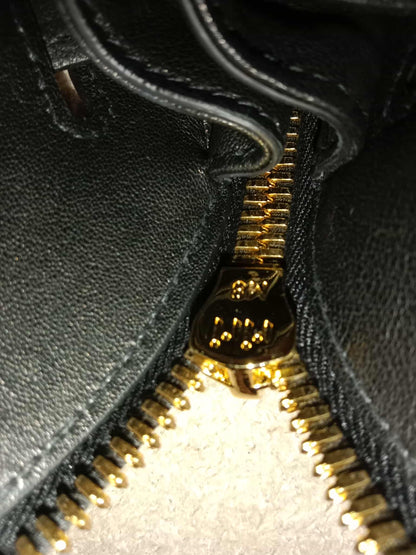 Miu Miu Aviator Nappa Leather Black