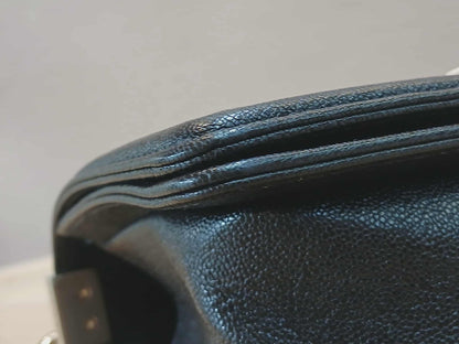 Chanel Leboy Chevron Caviar Small Black Series 29