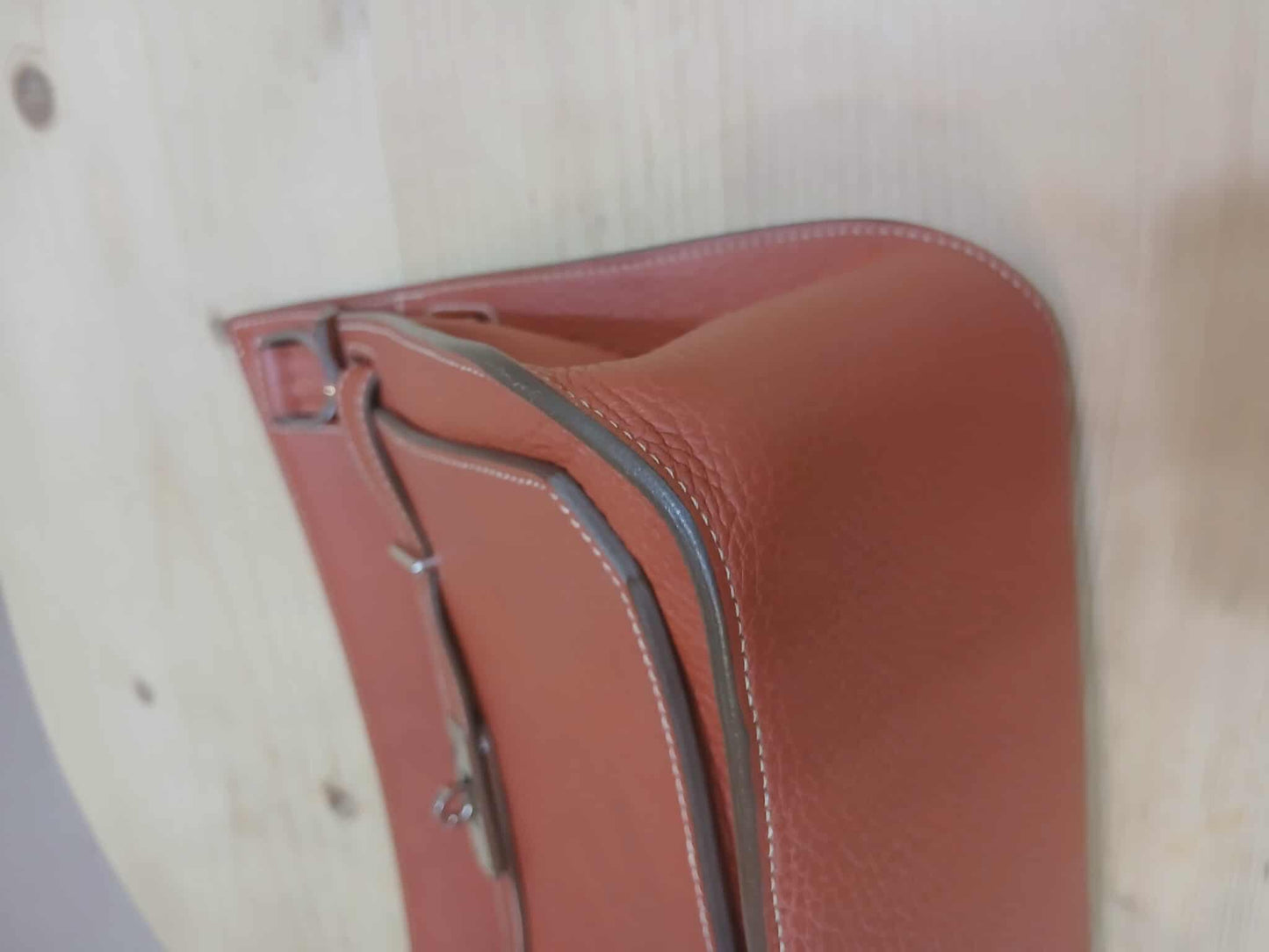 Hermes Jypserie 28 Clemence Rouge Venetian Stamp  P 2012