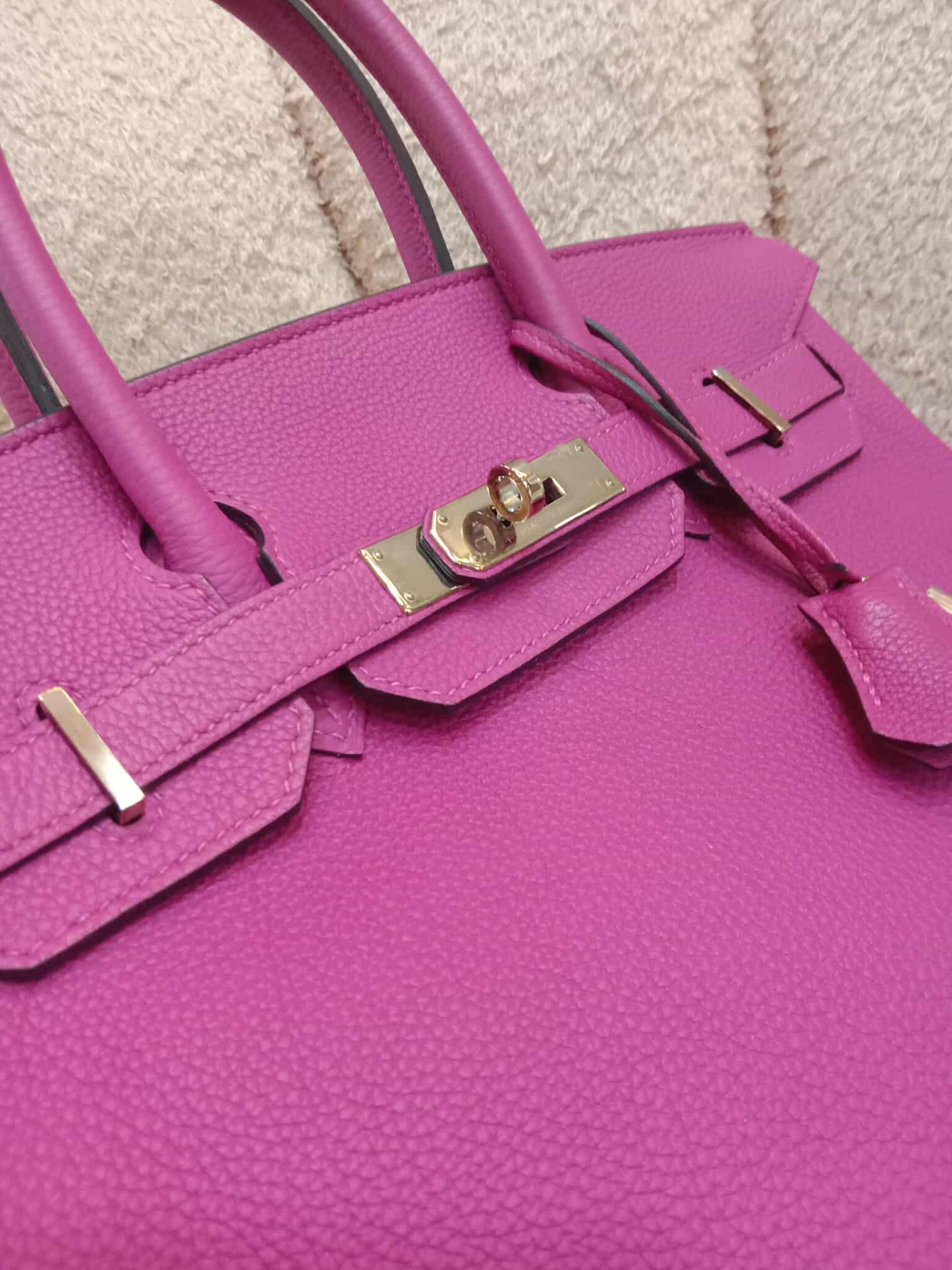 Hermes Birkin 30 Pink Fanta Togo Stamp A 2017