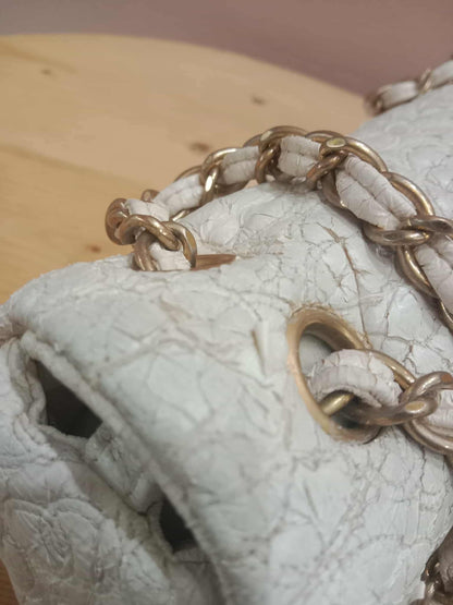 Chanel Rock in Moscow Flap Bag from the Pre-Fall Cream White Flap Bag Series 12