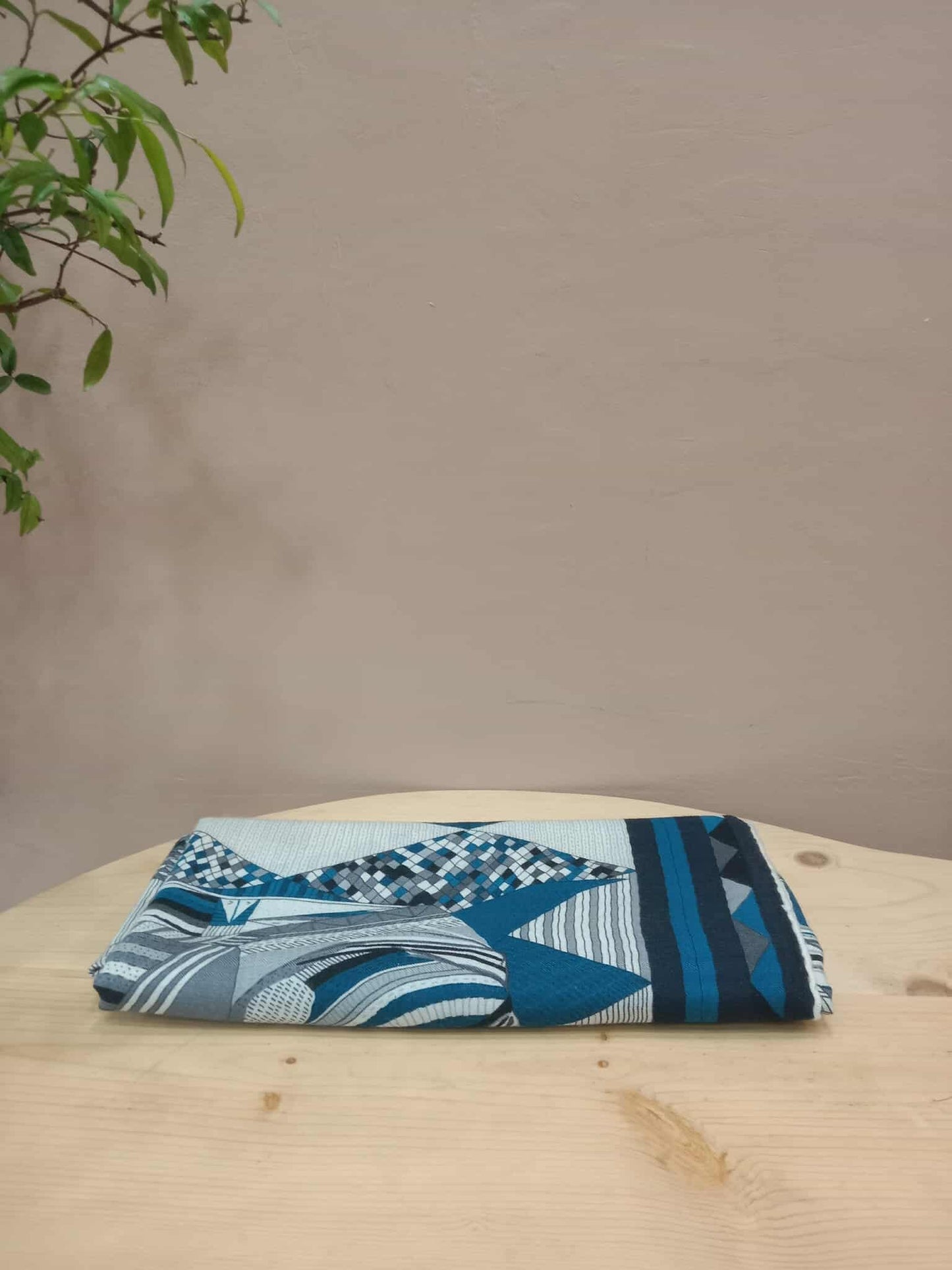 Hermes Horse Patchwork Blue 90 CM Scarf