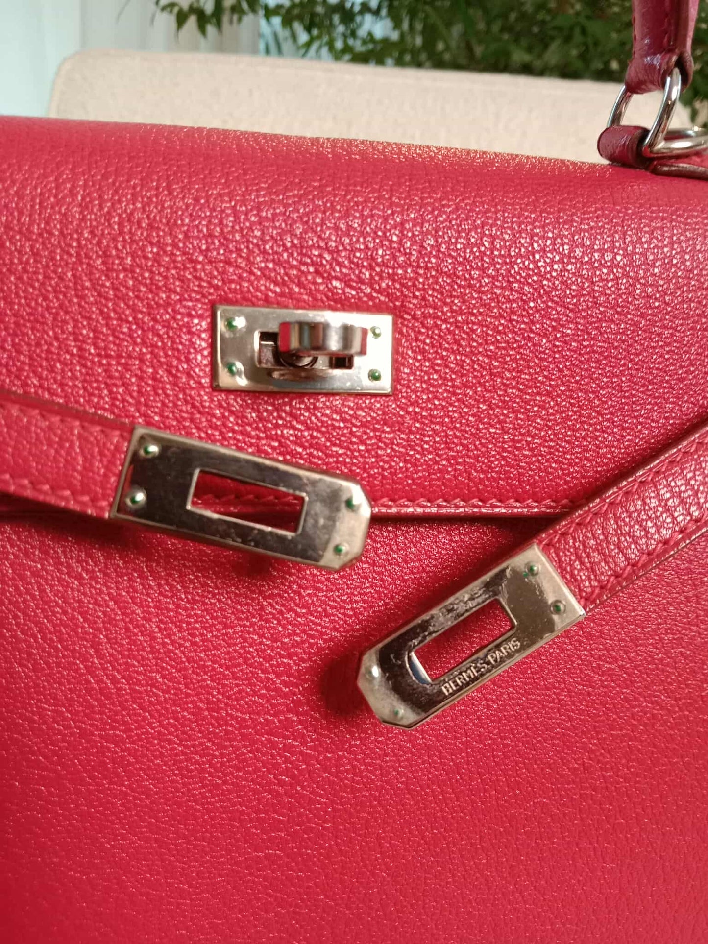 Hermes Kelly 25 Chevre de Coromandel Stamp F Square 2002