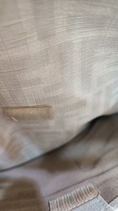 Fendi Zucca White Coated Canvas Bag