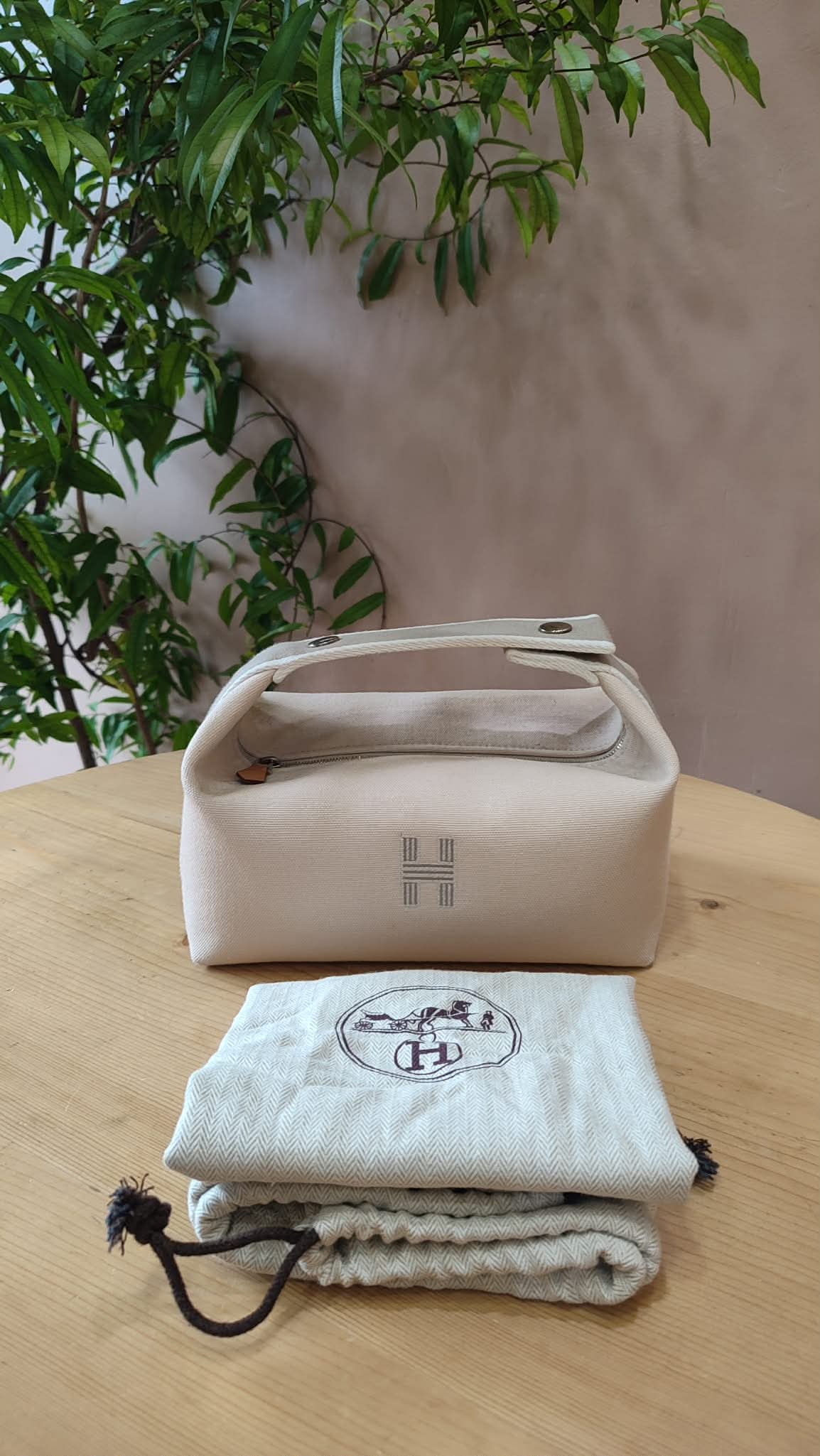 Hermes Bride De Brac Canvas Beige