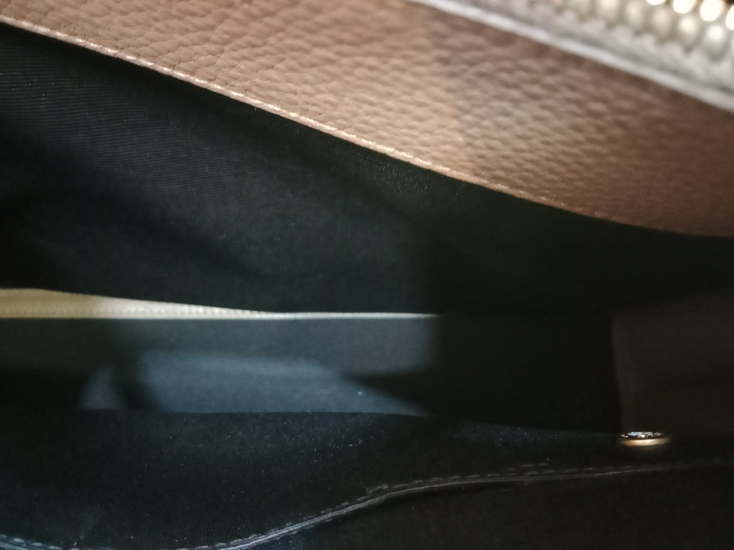 Saint Laurent Sac De Jour Taupe Grained Leather