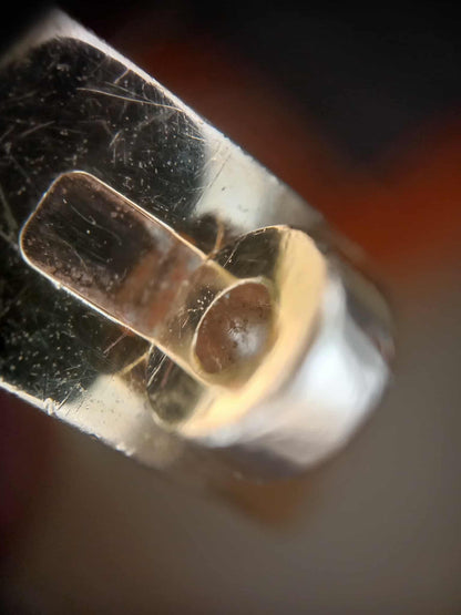 Hermes Kelly Ring in 18K Rose Gold Pave-Set Diamonds on the Clasp Motif