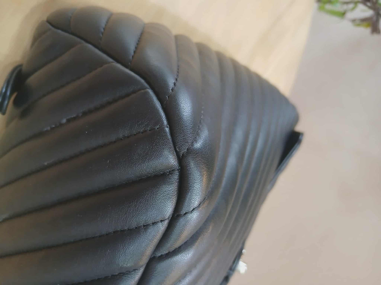 Chane Urban Spirit Backpack Chevron Lambskin Black Series 22