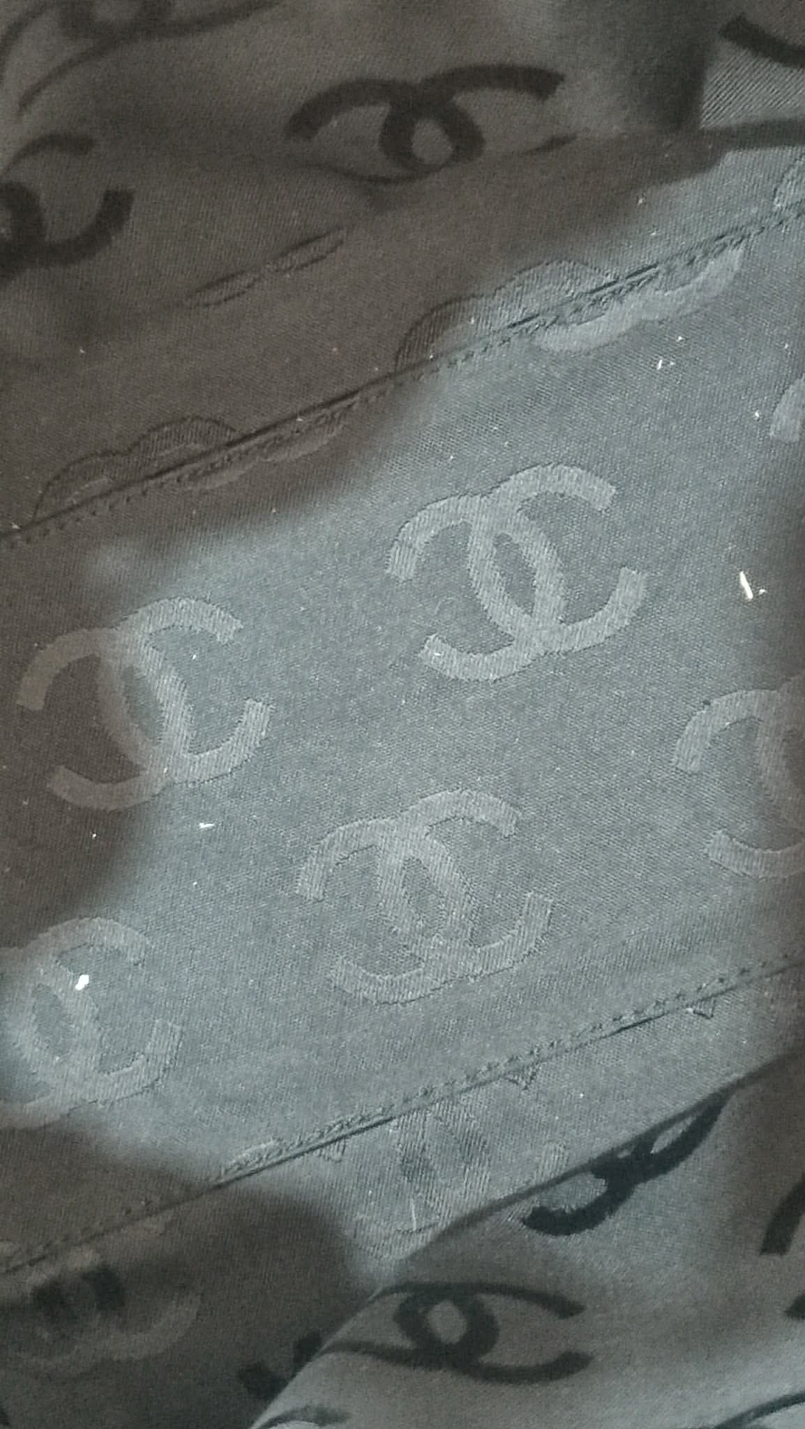 Chanel CC Caviar Drawstring Bucket Bag Black Series 7