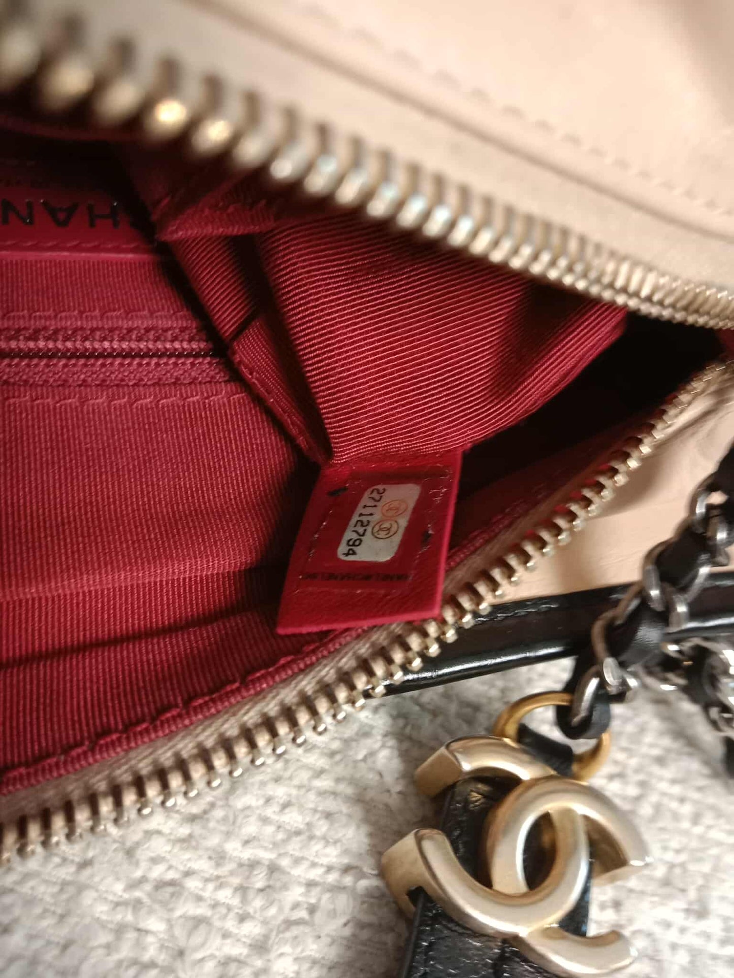 Chanel Gabrielle Bicolor Peach/Black Series 27