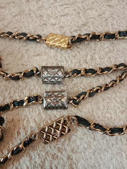 Chanel Classic Wallet on Chain Black Caviar Microchipped