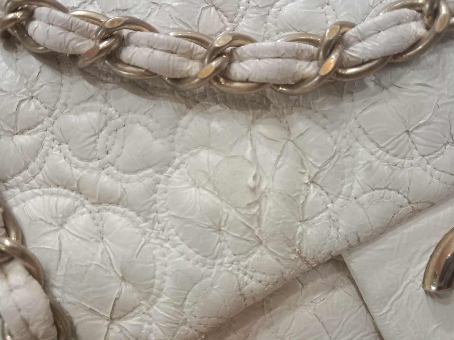 Chanel Rock in Moscow Flap Bag from the Pre-Fall Cream White Flap Bag Series 12