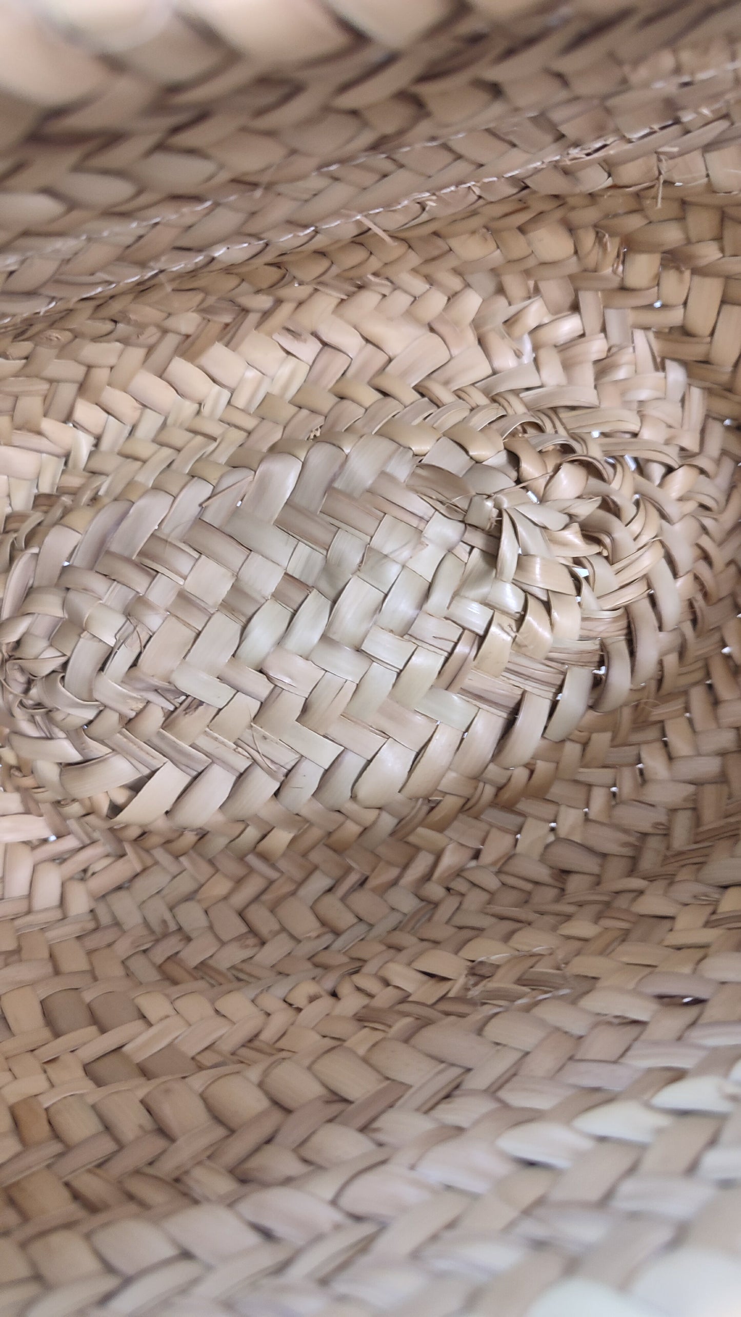 Chloe Marcie Small Raffia Basket Brown Bag