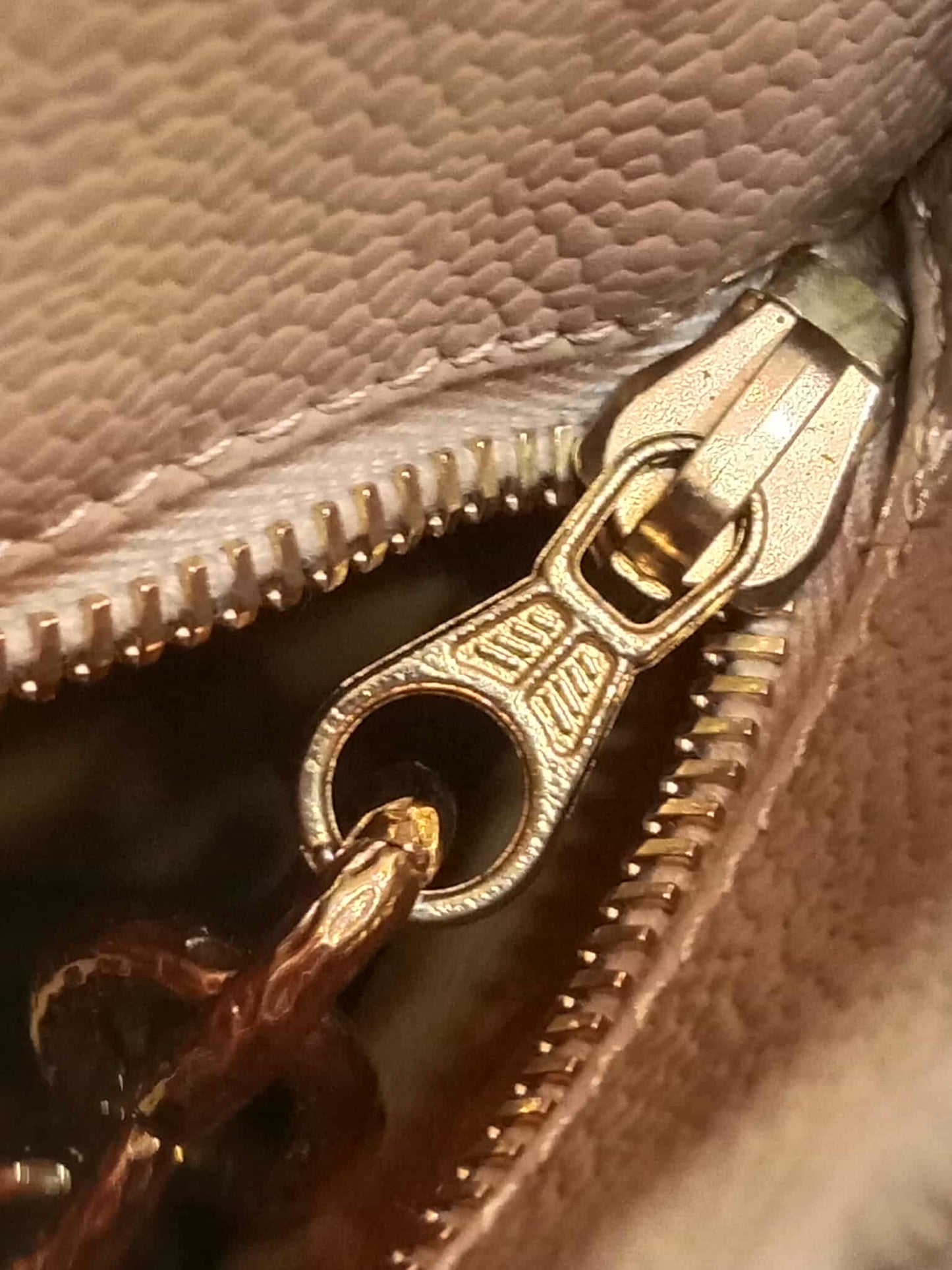 Chanel Medallion Beige Caviar Series 11