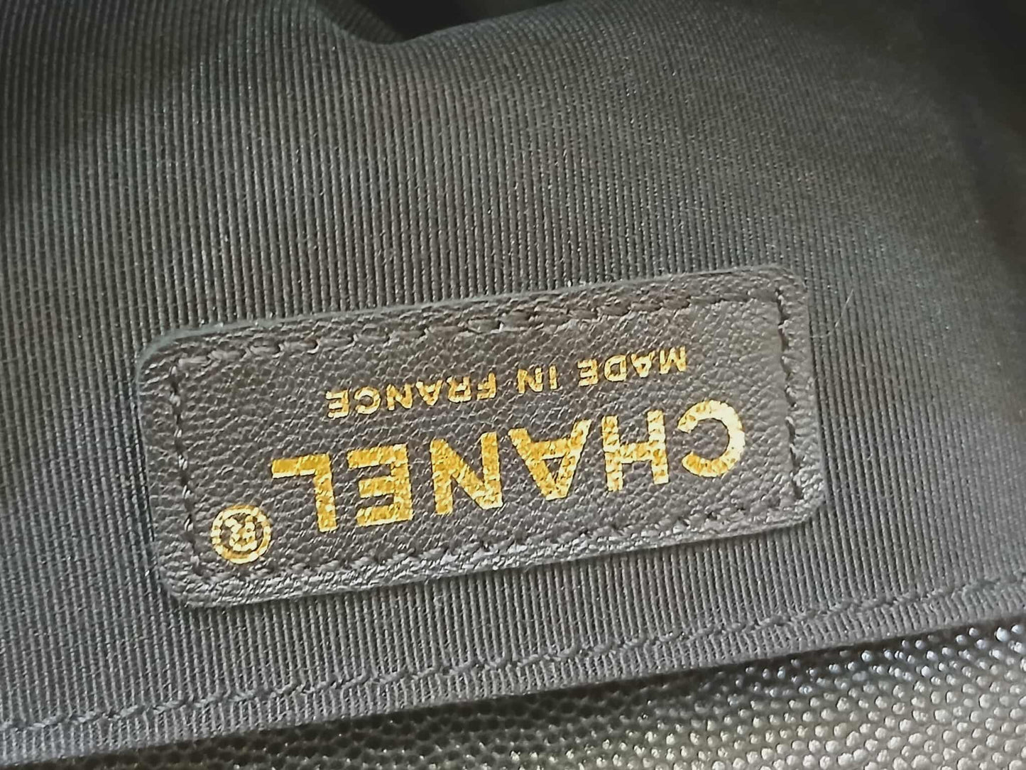 Chanel Leboy Caviar Old Medium Black Series 23