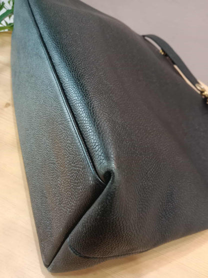 Chanel Timeless CC Shopper Tote Bag Caviar Black Series 3