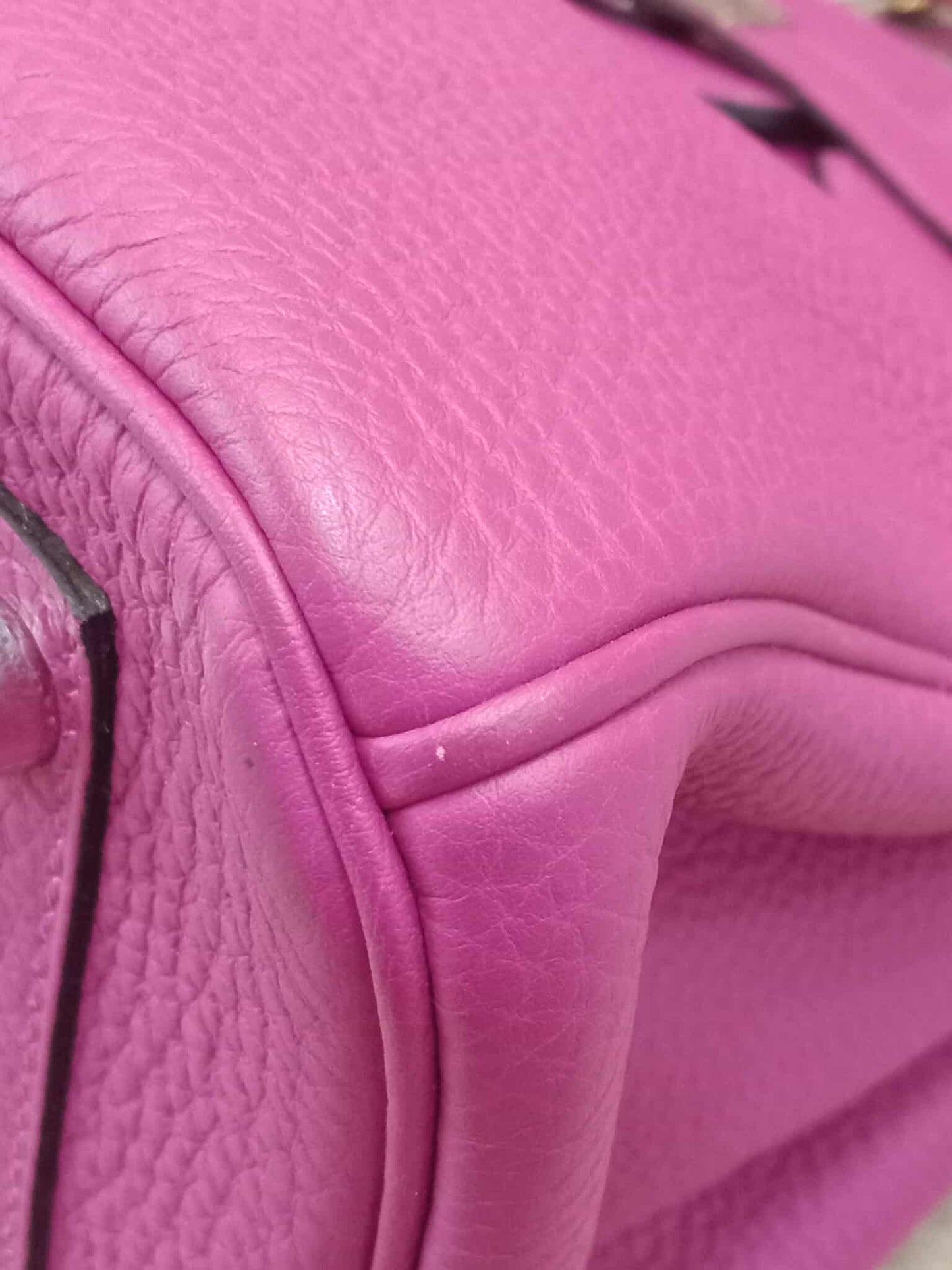 Hermes Birkin 30 Pink Fanta Togo Stamp A 2017