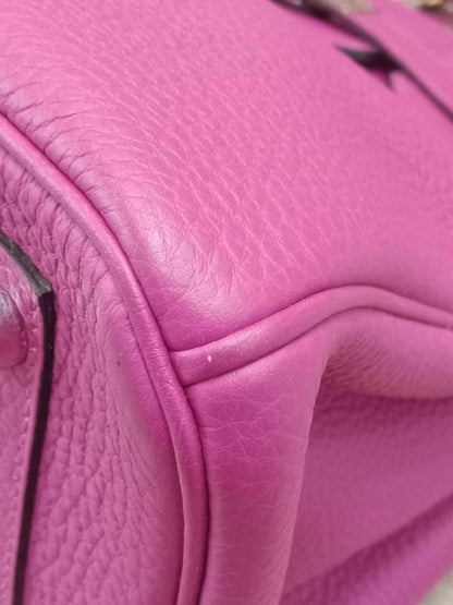 Hermes Birkin 30 Pink Fanta Togo Stamp A 2017