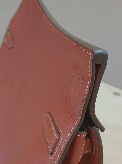 Hermes Jypserie 28 Clemence Rouge Venetian Stamp  P 2012