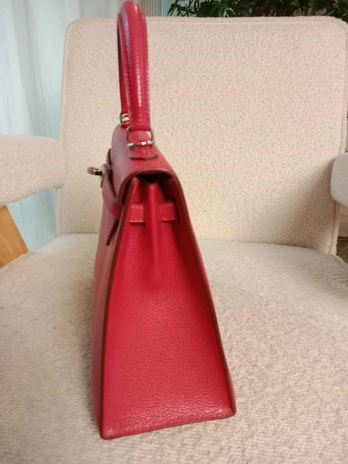 Hermes Kelly 25 Chevre de Coromandel Stamp F Square 2002