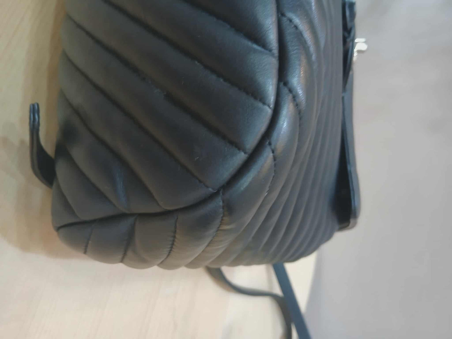 Chane Urban Spirit Backpack Chevron Lambskin Black Series 22