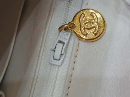 Chanel Matelasse Lambskin Vintage Flap White Series 1