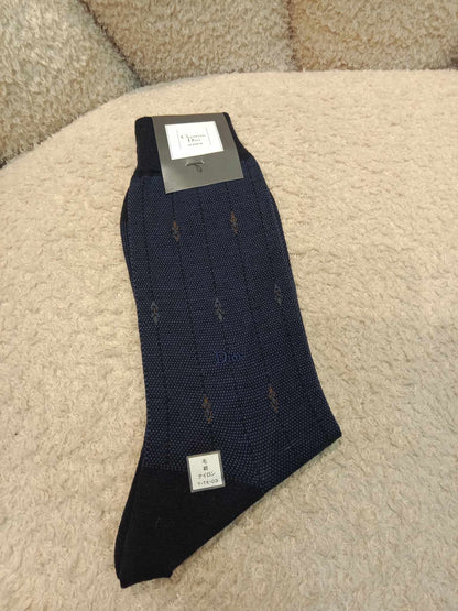 Dior Socks Monsieur Black/Blue