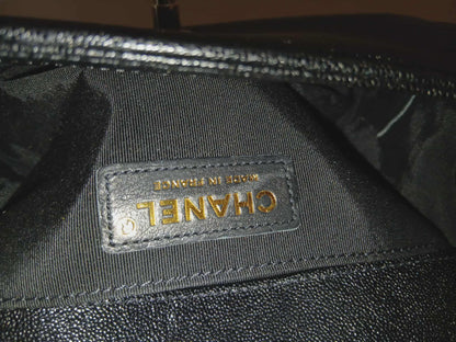 Chanel Leboy Chevron Caviar Small Black Series 29