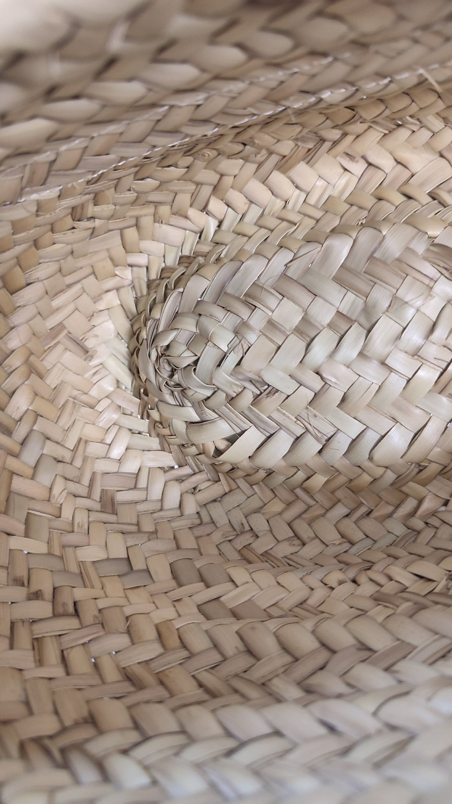 Chloe Marcie Small Raffia Basket Brown Bag
