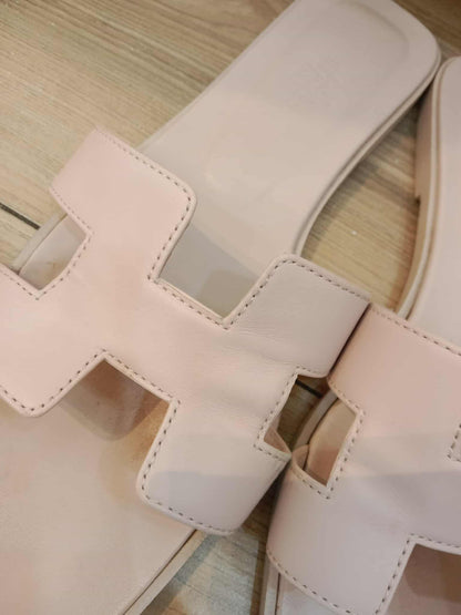 Hermes Oran Blush Pnk Size 38 1/2