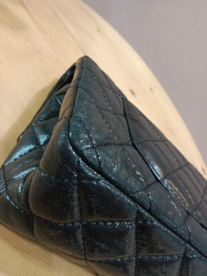 Chanel Reissue Flap Bag Iridescent Aged Calfskin Black Series 12