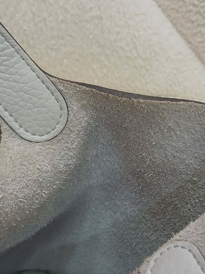 Hermes Picotin 18 Bleu Glacier Clemence Stamp Z 2021