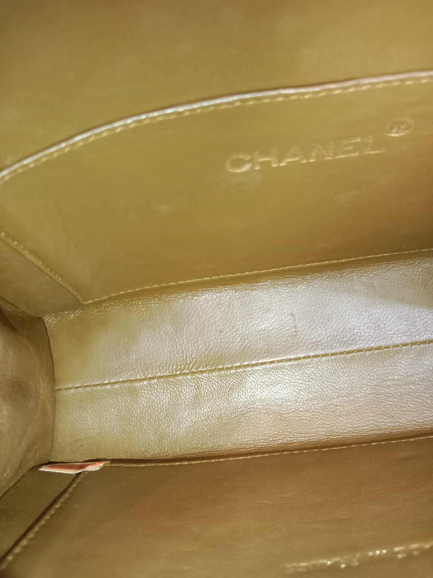 Chanel Vintage Suede Moon Bag Series 1