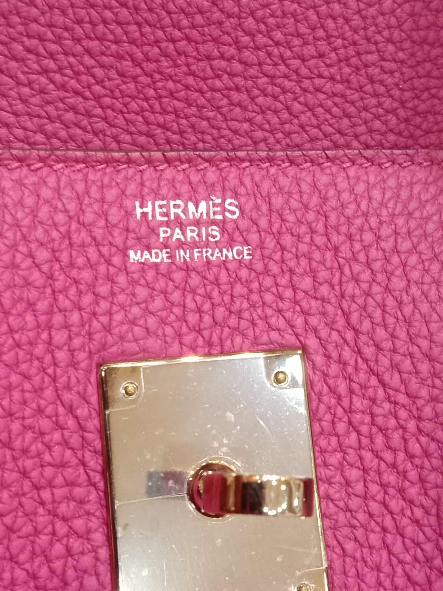 Hermes Birkin 30 Pink Fanta Togo Stamp A 2017